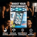 Bpi Sports Best Bcaa fitness supplement jar lifestyle angle