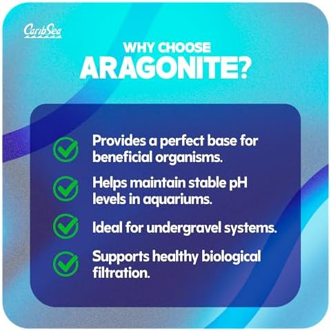 Natural white aragonite substrate for marine reef tanks