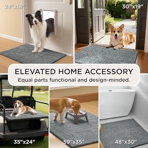 Bedsure pet floor rug showing full length dimensions