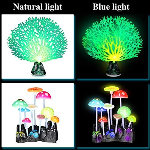Frienda sea anemone and jellyfish aquarium decoration set