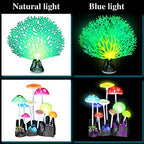 Frienda sea anemone and jellyfish aquarium decoration set