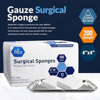 Med Pride 12-ply all-gauze non-sterile medical pads pack of 200