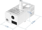 Veken fountain pump components disassembled for cleaning