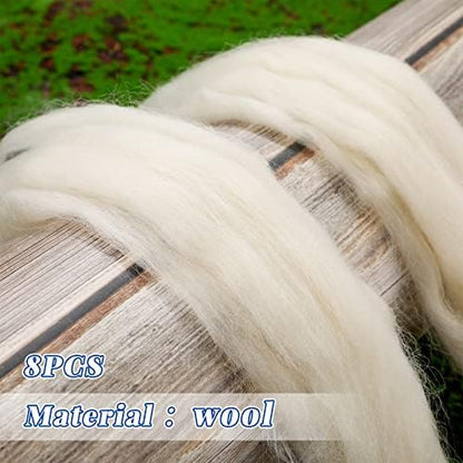 Natural sheep wool toe separators for blister and corn prevention