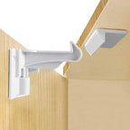 Azzs 10 pack child cabinet locks front view white safety latches