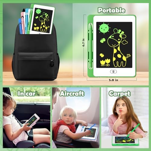 Portable Omxdg writing tablet for travel and school