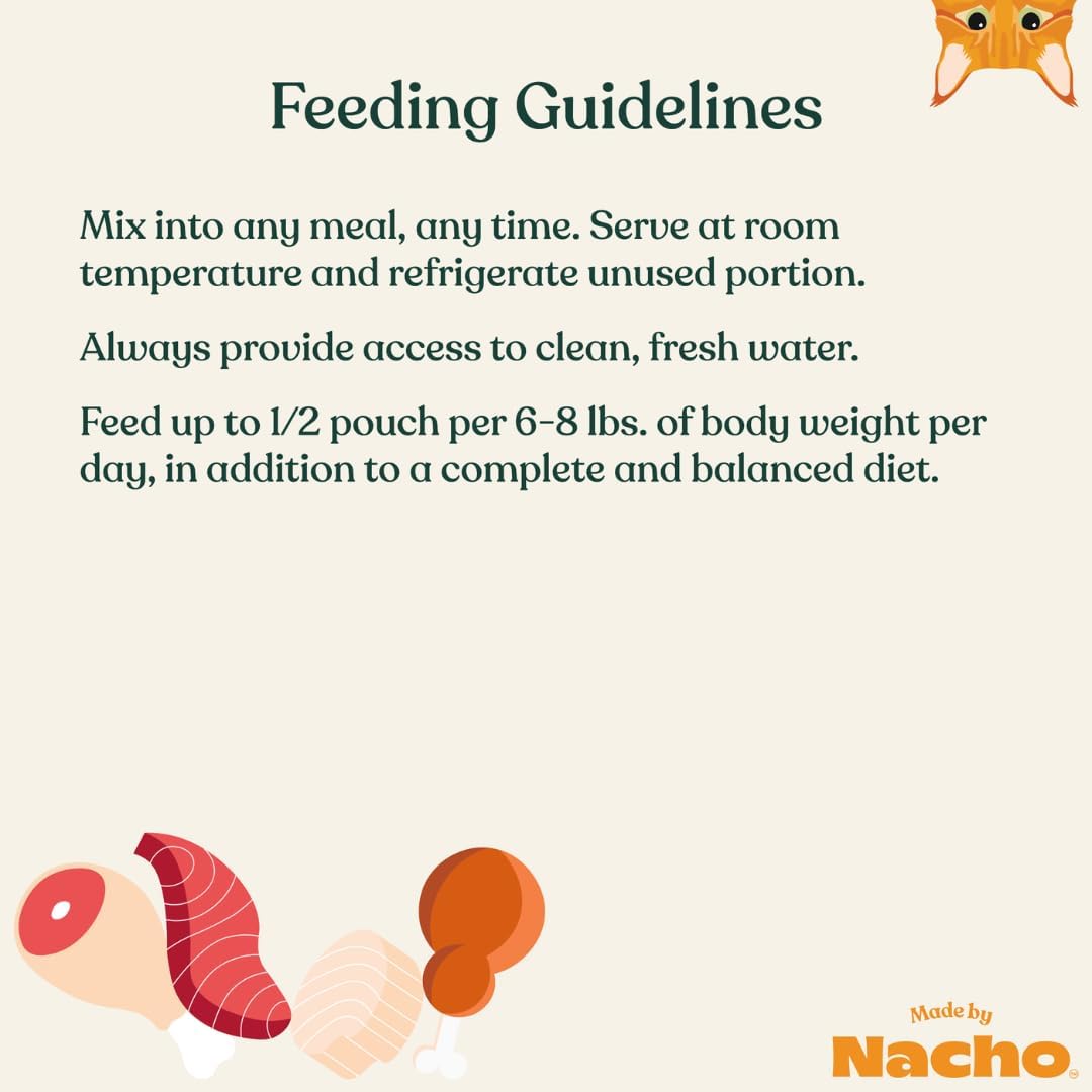 Back of Made By Nacho packaging showing ingredient details