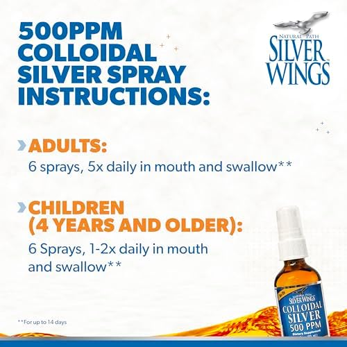 Natural Path Silver Wings colloidal silver liquid drop demonstration