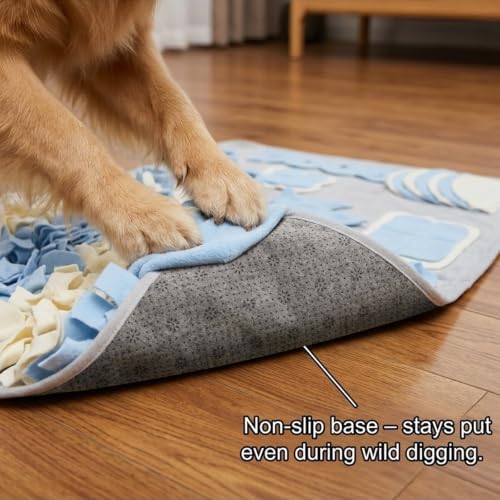 Upcycled polar fleece texture of dog training mat