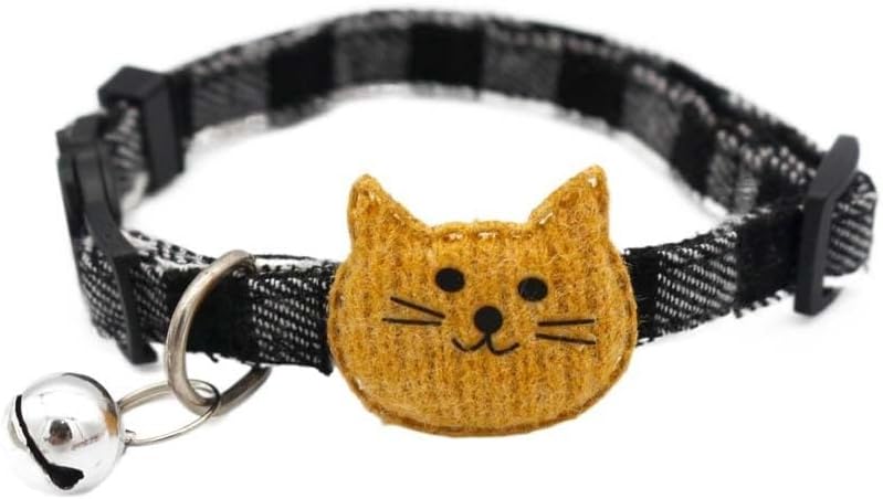 Cats Collar with Bell Cute Dog Necklace Cat Neck Strap Dress Up for Dogs Cats Clothing Gift Pet Decorative(Blue) - Image 11