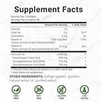 Deal Supplement Cod Liver Oil supplement facts nutritional label