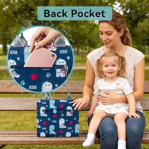 Pheben mini waterproof diaper tote side profile