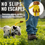 Adjustable nylon rope harness for potbelly pigs