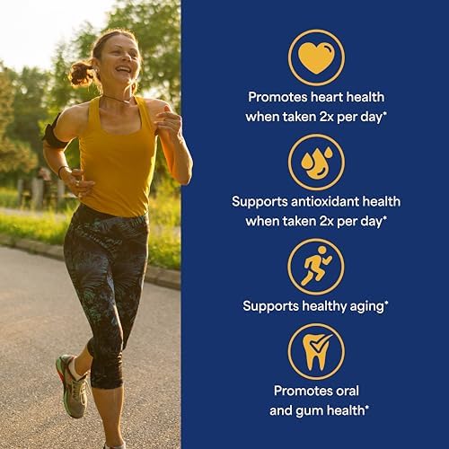 Puritan's Pride heart health Coenzyme CoQ10 100 softgels bottle angle view