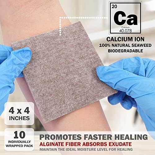 Everlit 4x4 inch medical gauze pad demonstrating premium absorbent non stick structure