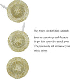 LXLVOUEG small animal costume hats for hamsters and birds