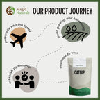 MagJo Naturals Farm Direct Catnip lifestyle view with cat