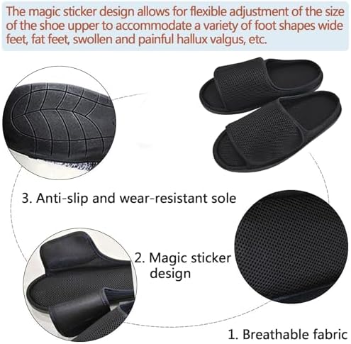 Siomlana wide width sandals showing the non-slip sole texture.
