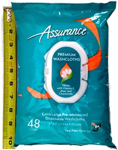 Assurance USA imported disposable washcloths multipack of 4