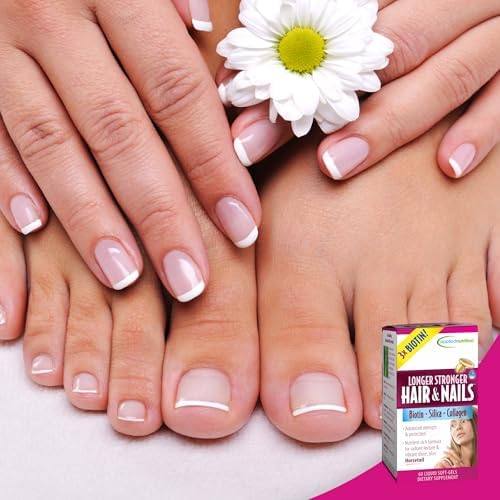 Applied Nutrition Longer Stronger Hair and Nails packaging angle view