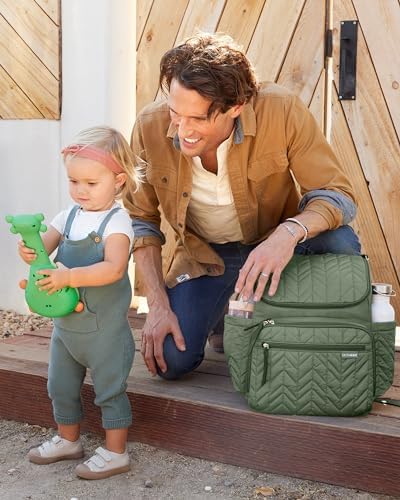 Skip Hop travel backpack changing pad feature