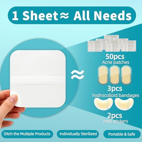 Dimora ultra thin four by four inch hydrocolloid bandage applied closely to a knee joint