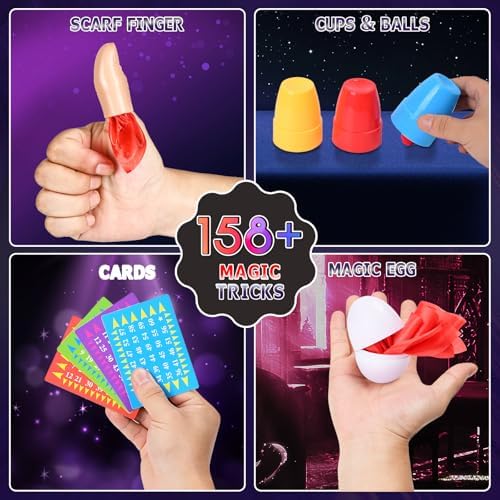 Child performing magic tricks with Pixata set