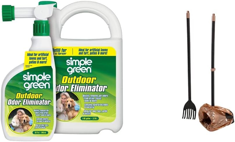 Simple Green Outdoor Odor Eliminator for Pets, Dogs, Ideal for Artificial Grass & Patio (32 oz Hose End Sprayer & 1 Gallon Refill) - Image 9