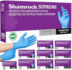 Authentic USA imported Shamrock nitrile gloves for industrial and medical use