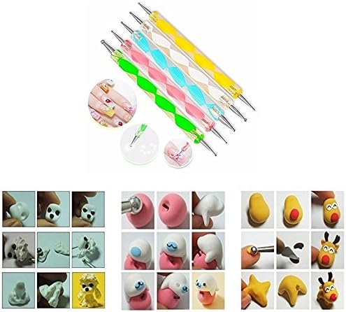 Comiart dotting tool set for polymer clay and embossing