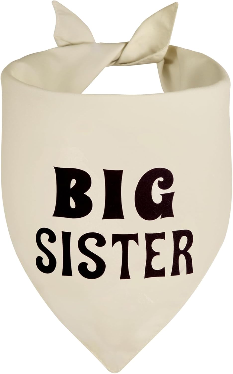 Big Brother Dog Bandana Beige XLarge 1PCS, Adjustable Triangle Scarf, Pregnancy Announecment, New Baby for Family. - Image 9