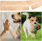 CARBOU athletic wrap used as vet wrap for pet injury protection.