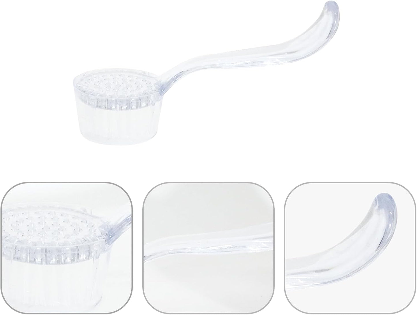 Three pack small pet grooming brushes in various colors for hamsters