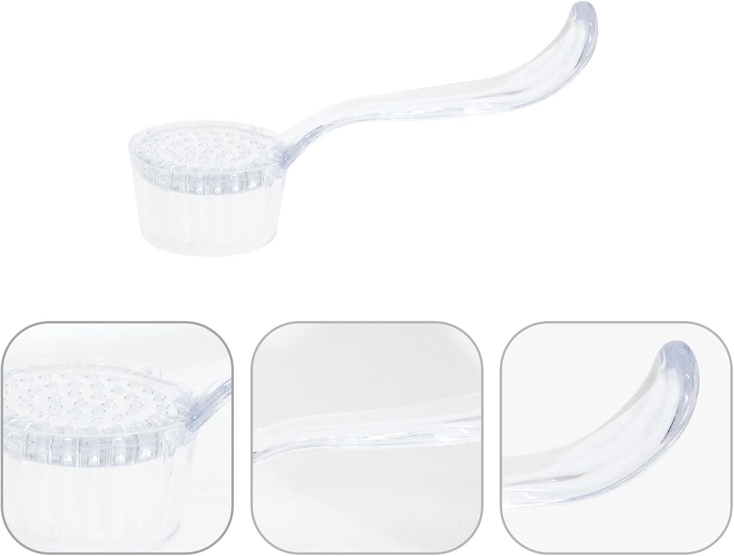 Three pack small pet grooming brushes in various colors for hamsters