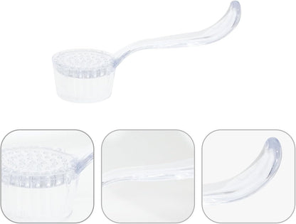 Three pack small pet grooming brushes in various colors for hamsters
