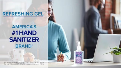 Purell Advanced Hand Sanitizer Refreshing Gel Design Series, Clean Scent,Clear, 8 Fl Oz Pump Bottle (Pack of 4), 9652-06-ECDECO - Image 7