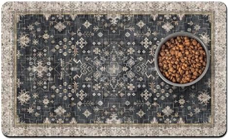 Usnfhcaw Pet Food Mat under dog bowls