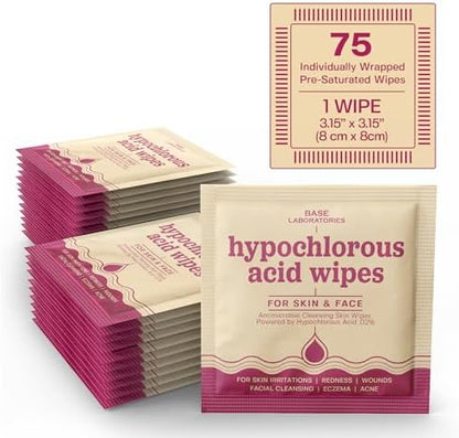 Authentic USA imported skin repair wipes with natural botanical ingredients.