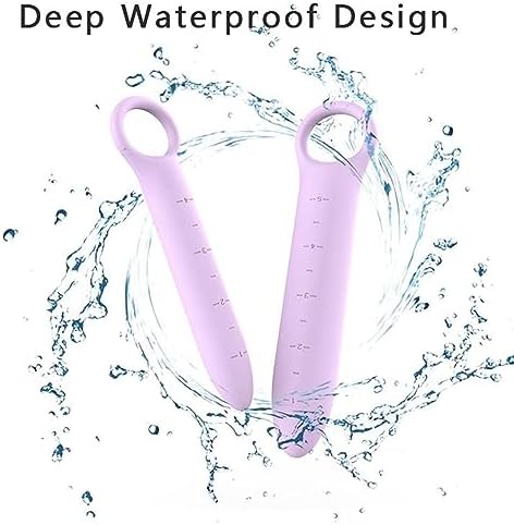 Purple silicone dilators with discrete storage bag