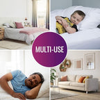 DMI reusable bed pads folded for storage