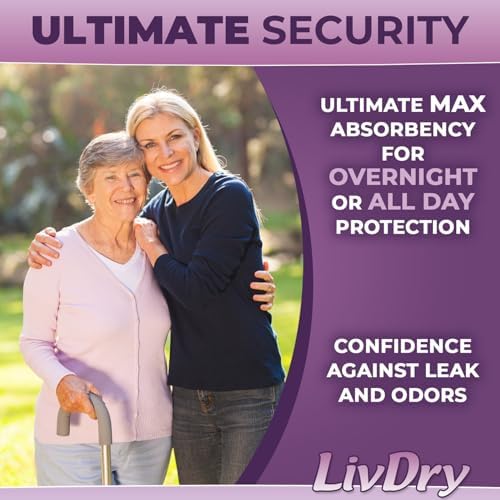 Close up look at the breathable latex-free fabric of LivDry adult diapers highlighting skin health protection