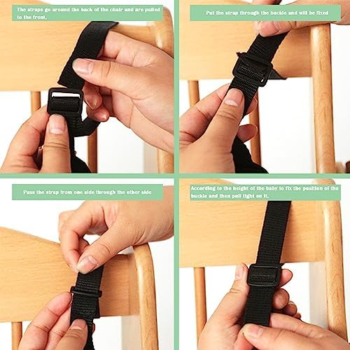 5 Point Harness Seat Belt Safety Strap Belt,High Chair Strap,Baby Safe Harness for Stroller Pushchair Pram Buggy Safe Protection,Safety Harness Strap Belt,Shoulder Strap Belts for Pram - Image 5