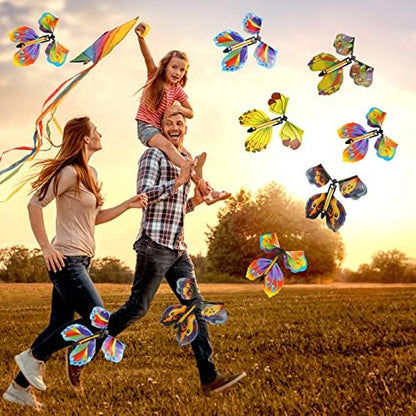 AhlsenL 20 pieces novelty butterfly package showing durable cardstock and elastic band details