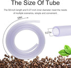 Reusable blue rubber enema bag with hanging hook for home use