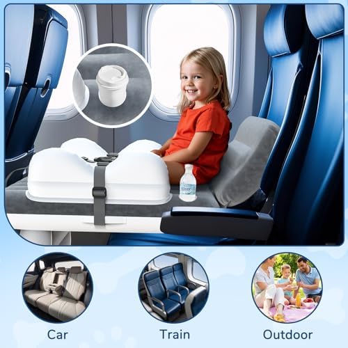 Close up view of the independent air valves on the Omzer inflatable toddler bed for adjustable sizing.