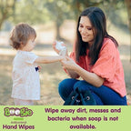 Antibacterial Hand Wipes by Boogie, Alcohol Free, Hypoallergenic and Moisturizing Aloe, Hand Wipes for Kids and Adults, 6 Packs of 20 (120 total wipes) - Image 2