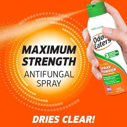 Foot spray powder for moisture control and sweat absorption