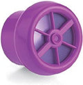 Passy-Muir PMV 2001 purple low profile tracheostomy speaking valve front view authentic USA import