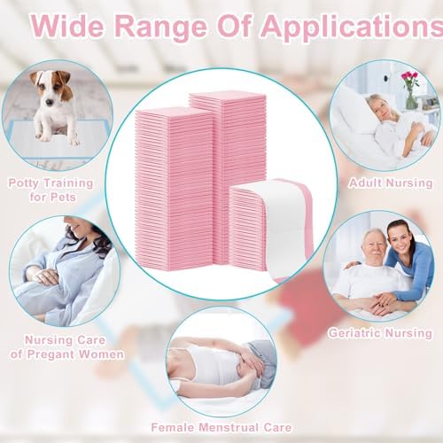 Side profile of absorbent disposable underpad for infants