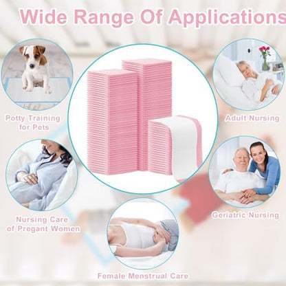 Side profile of absorbent disposable underpad for infants